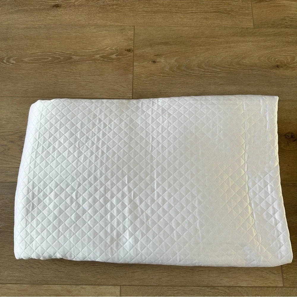 NEW Legacy Home Twin 100% Cotton Quilt Coverlet White Made In USA